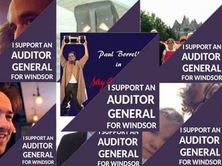 A social media campaign has started to support an auditor general in the City of Windsor.